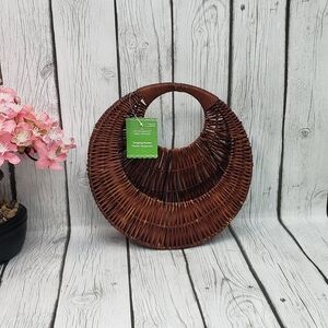 10" Dark Brown Hanging Basket by Ashland